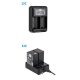 JJC Fuji DCH-NPT125 Fujifilm W125 USB Dupla Akkumulátortöltő