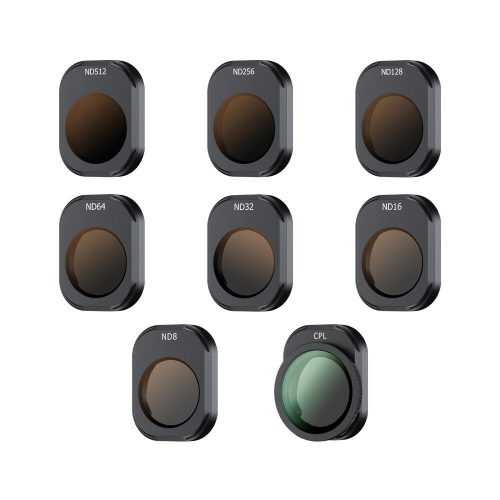 JJC F DM4PK8 DJI Mini 4 Pro Szűrő Kit |ND4-64+CPL+UV+FLD