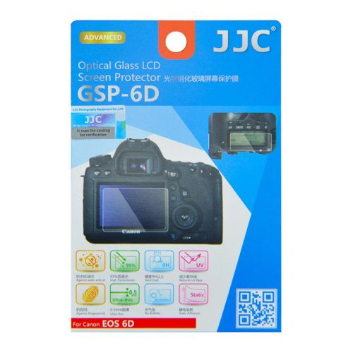 JJC Canon 6D Kijelzővédő (edzett üveg) -Tempered Glass