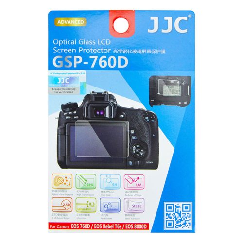 JJC Canon 760D Kijelzővédő (edzett üveg)