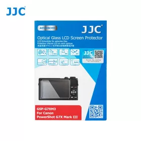   JJC Tempered Glass EOS R8/ EOS R50/ EOS M200/ PowerShot G7X Mark III/ EOS 850D Kijelzővédő (edzett üveg)
