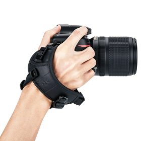   JJC Bőr 2in1 Kamera Kéz- & Csuklópánt - Dupla-rögzítéses DSLR/ MILC Csuklópánt (HS-PRO1M)