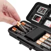 JJC JBC-K3 multifunkciós akkumulátor és memóriakártya-tok - Multi Function Battery&Memory Card Case