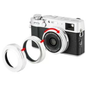 JJC F Canon Powershot SX100 IS Ezüst UV Szűrő (WX100V)