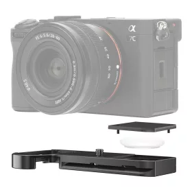   JJC Sony A7C II Fém markolat hosszabbító -Arca-Swiss, AirTag