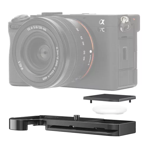 JJC Sony A7C II Fém markolat hosszabbító -Arca-Swiss, AirTag