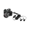 JJC KM-01D kétfejes csiptetős (lavalier) mikrofon