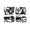 JJC Sony A7 III dekorációs fólia (Bőr mintás, fekete) (KS-A7M3L)