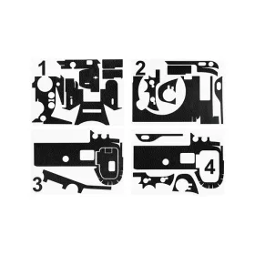   JJC Sony A7 III dekorációs fólia (Bőr mintás, fekete) (KS-A7M3L)