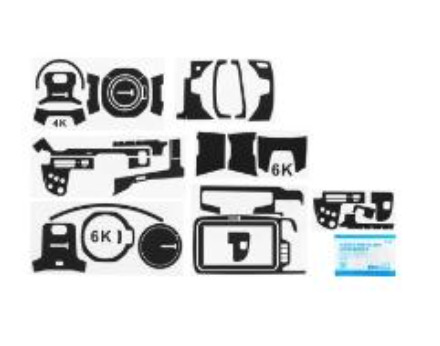 JJC Blackmagic Design Pocket Cinema Camera 4K/6K karcolásgátló védőfólia (Méhsejtrács, fekete) (KS-BMPCCMK)