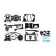 JJC Blackmagic Design Pocket Cinema Camera 4K/6K karcolásgátló védőfólia (Méhsejtrács, fekete) (KS-BMPCCMK)