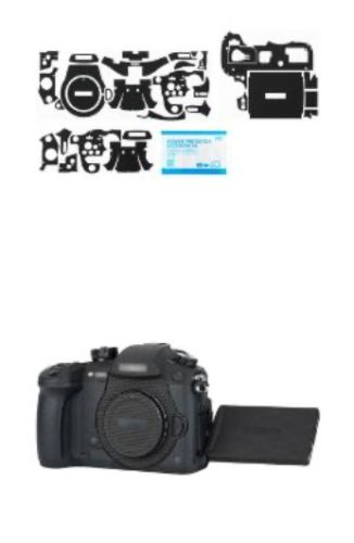 JJC Panasonic GH5 karcolásgátló védőfólia (Mátrix szénszálas fekete) (KS-GH5MK)