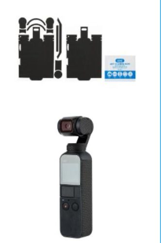 JJC DJI Osmo Pocket karcolásgátló védőfólia (Mátrix szénszálas fekete) (KS-OPMK)