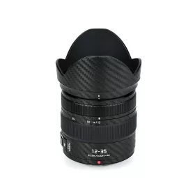   JJC Panasonic Lumix GX Vario 12-35mm f/2.8 II ASPH karcolásgátló védő fólia (Szénszálas fekete) (KS-P1235CF)
