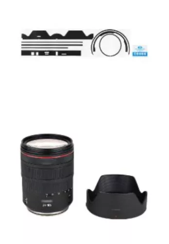 JJC KS-RF24105F4MK Canon RF 24-105mm f/4L IS USM karcolásgátló védő fólia (mátrix szénszálas, fekete)