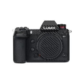   JJC KS-S1CF karcolásgátló védő fólia Panasonic Lumix S1 S1R fényképezőgéphez - Szénszálas fekete
