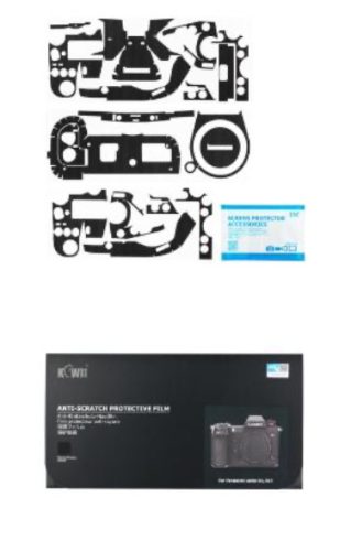 JJC Panasonic Lumix S1, S1R karcolásgátló védőfólia (Méhsejtrácsos, fekete) (KS-S1MK)
