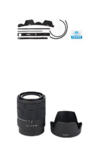 JJC Sony E 18-135mm f/3.5-5.6 OSS karcolásgátló védőfólia (Mátrix szénszálas fekete) (KS-SEL18135MK)