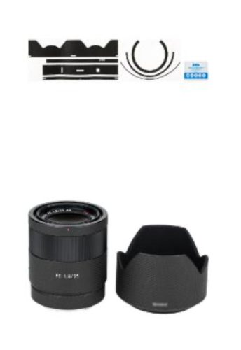 JJC Sony FE 55m f/1.8 ZA karcolásgátló védőfólia (Mátrix szénszálas fekete) (KS-SEL55F18ZMK)