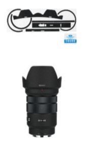 JJC Sony E PZ 18-105mm f/4 G OSS karcolásgátló védőfólia (Mátrix szénszálas fekete) (KS-SELP18105GMK)
