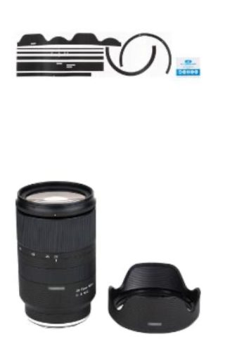 JJC Tamron 28-75mm f/2.8 Di III RXD karcolásgátló védőfólia (Mátrix szénszálas fekete) (KS-T2875A036MK)