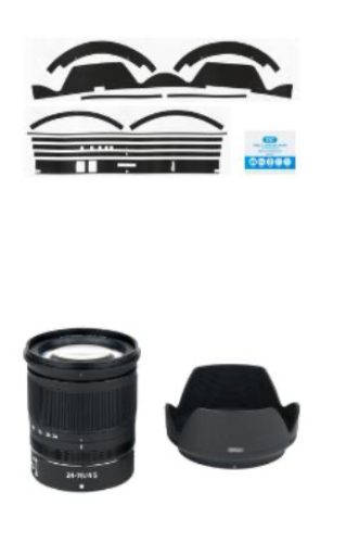 JJC Nikon NIKKOR Z 24-70mm f/4 karcolásgátló védőfólia (Mátrix szénszálas fekete) (KS-Z2470F4MK)