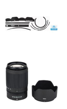 JJC Nikon Nikkor Z DX 50-250mm f/4.5-6.3 VR karcolásgátló védőfólia (Mátrix szénszálas fekete) (KS-Z50250MK)