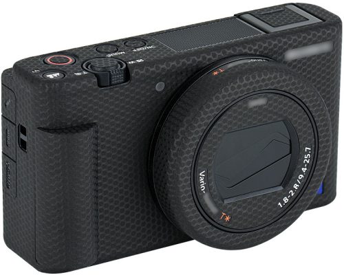 JJC Sony ZV-1 karcolásgátló védőfólia (Mátrix szénszálas fekete) (KS-ZV1MK)
