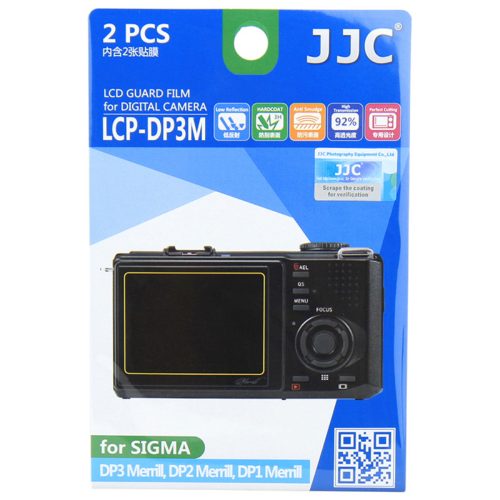 JJC LCP-DP3M kijelzővédő fólia