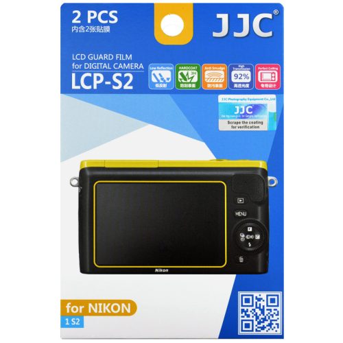JJC LCP-S2 kijelzővédő fólia