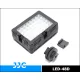 JJC LED-48D Micro LED lámpa 5600K, dimmelhető