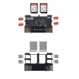 JJC Memóriakártya tok, USB 3.0 memóriakártya olvasó