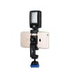 JJC 360°-os Mobiltelefon tartó adapter (1/4''-20, kék)