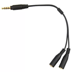   JJC TRRS jack adapter 3.5mm jack - Mikrofon jack, Monitor jack (SPY1)
