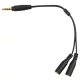 JJC TRRS jack adapter 3.5mm jack - Mikrofon jack, Monitor jack (SPY1)