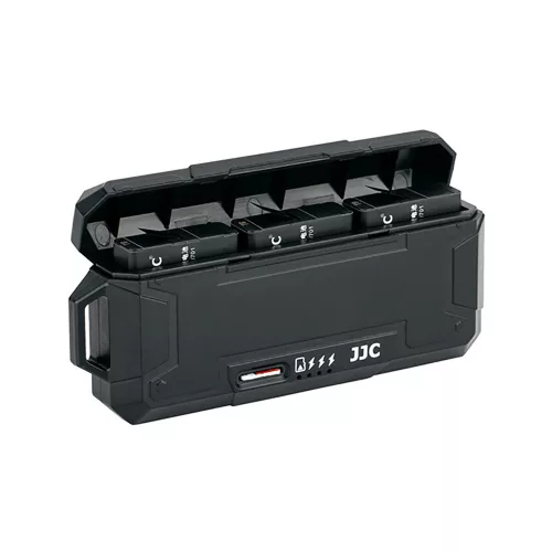 JJC GoPro 5, 6, 7 tripla akkumulátortöltő