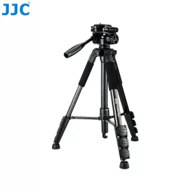   JJC TP-P1 Professzionális Alumínium Tripod +Videó Fluid-fej  (147cm Állvány)
