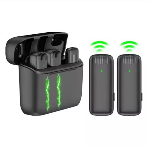 Jmary J13 Dual Vezeték nélküli Mikrofon Kit - Apple Lightning |2+1
