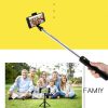 Jmary K10 Bluetooth 4.0 Állítható Szelfibot Beépített Tükörrel Fekete