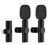 Jmary K13 Dual Vezeték nélküli Mikrofon Kit - Apple Lightning |2+1