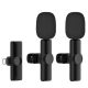 Jmary K13 Dual Vezeték nélküli Mikrofon Kit - Apple Lightning |2+1