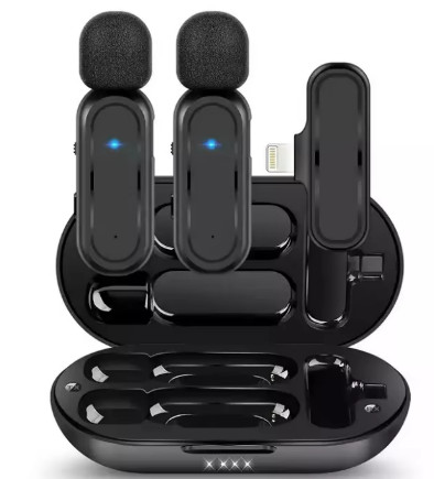Jmary K61 Dual Vezeték nélküli Mikrofon Kit - Apple Lightning |2+1