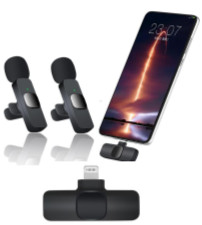 Jmary K9 Dual Vezeték nélküli Mikrofon Kit - Apple Lightning |2+1