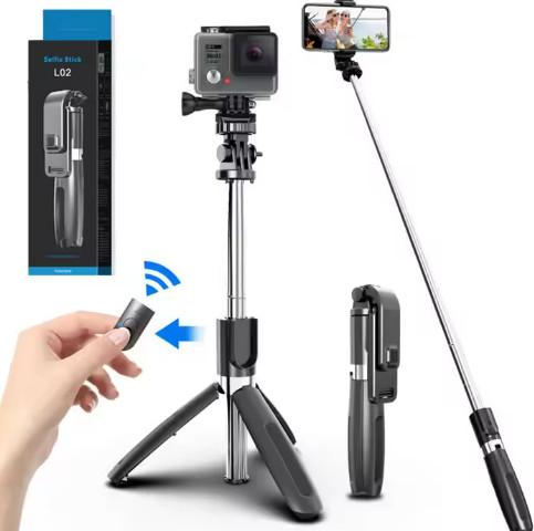 Jmary L02 Bluetooth Szelfibot és Mini Tripod