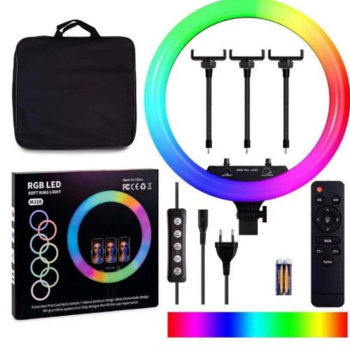 Jmary MJ18RGB RGB LED Körfény, Ringlight 45 cm