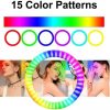JMary MJ30 RGB LED Ringlight + Állvány - Fehér