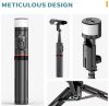 Jmary Q12S Szétnyitható Szelfibot Tripod Beépített Lámpával