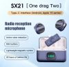 Jmary SX21 Dual Vezeték nélküli Mikrofon Kit - USB-C |2+1
