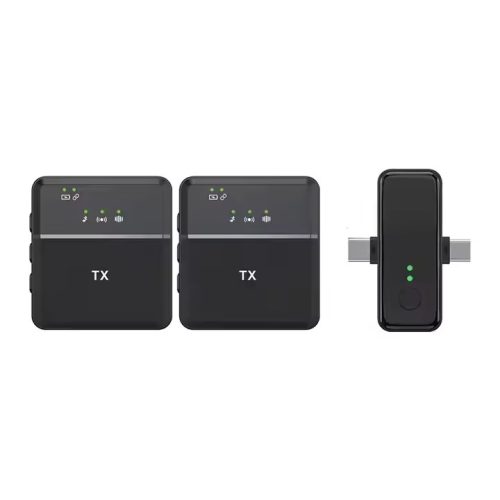 Jmary SX31 Dual Vezeték nélküli Mikrofon Kit - Apple iPhone/ USB-C/ 3.5mm Jack |2+1