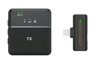 Jmary SX8 Vezeték Nélküli Mikrofon Kit - Apple Lightning |1+1